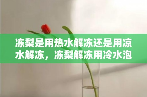 冻梨是用热水解冻还是用凉水解冻，冻梨解冻用冷水泡还是热水泡好