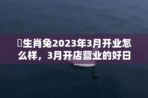 ​生肖兔2023年3月开业怎么样，3月开店营业的好日子有几天
