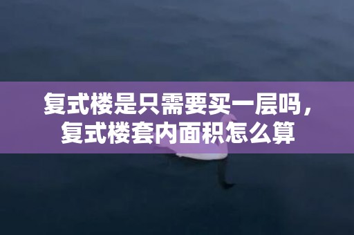 复式楼是只需要买一层吗，复式楼套内面积怎么算
