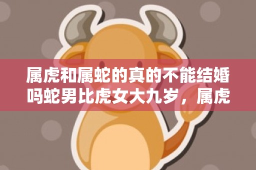 属虎和属蛇的真的不能结婚吗蛇男比虎女大九岁，属虎和属蛇的真的不能结婚吗，虎和蛇婚配会如何