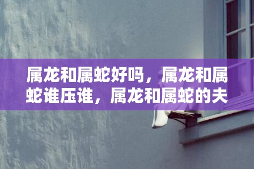属龙和属蛇好吗，属龙和属蛇谁压谁，属龙和属蛇的夫妻结局是不是吉日