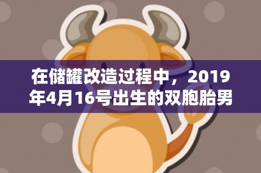 在储罐改造过程中，2019年4月16号出生的双胞胎男孩起什么名字比较好，五行属什么