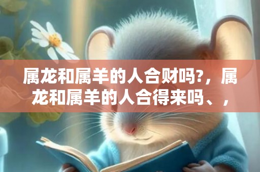 属龙和属羊的人合财吗?，属龙和属羊的人合得来吗、，龙与羊配不配