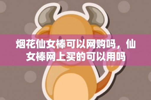 烟花仙女棒可以网购吗，仙女棒网上买的可以用吗