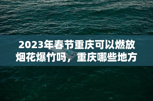 2023年春节重庆可以燃放烟花爆竹吗，重庆哪些地方可以放烟花爆竹