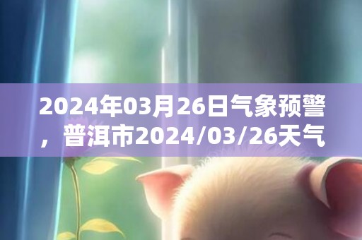 2024年03月26日气象预警，普洱市2024/03/26天气预报 大部晴