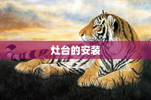 灶台的安装