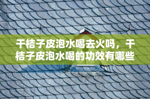 干桔子皮泡水喝去火吗，干桔子皮泡水喝的功效有哪些