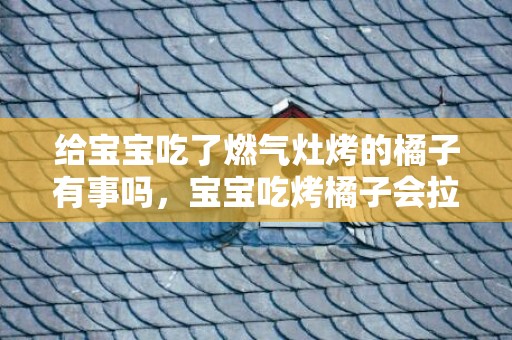 给宝宝吃了燃气灶烤的橘子有事吗，宝宝吃烤橘子会拉肚子吗