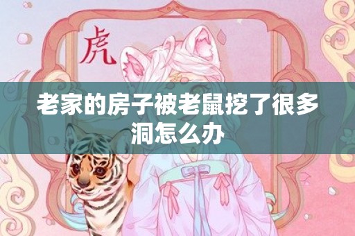 老家的房子被老鼠挖了很多洞怎么办
