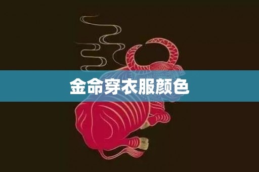 金命穿衣服颜色