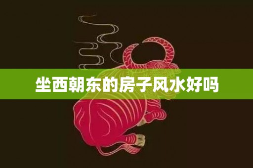 坐西朝东的房子风水好吗