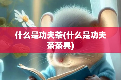 什么是功夫茶(什么是功夫茶茶具)