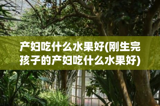 产妇吃什么水果好(刚生完孩子的产妇吃什么水果好)