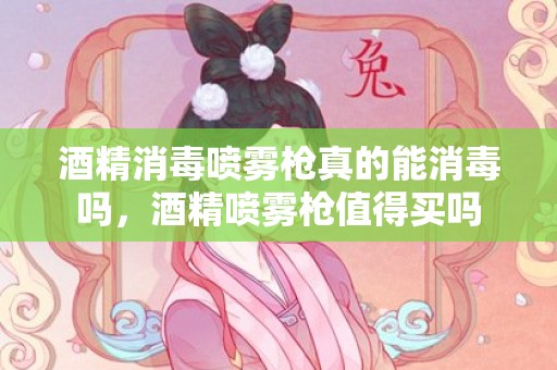 酒精消毒喷雾枪真的能消毒吗，酒精喷雾枪值得买吗