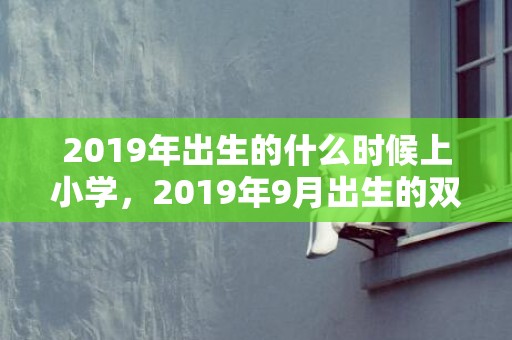2019年出生的什么时候上小学，2019年9月出生的双胞胎女孩如何起名，宜用哪些字