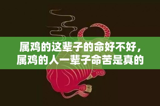 属鸡的这辈子的命好不好，属鸡的人一辈子命苦是真的吗