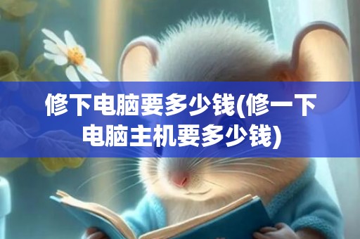 修下电脑要多少钱(修一下电脑主机要多少钱)