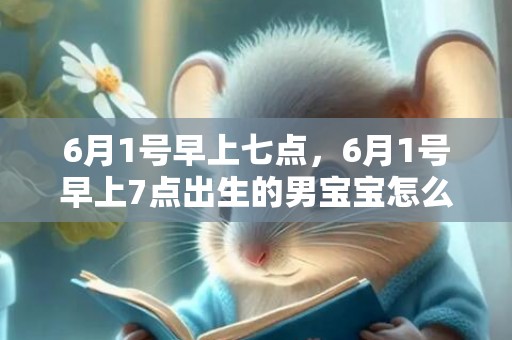 6月1号早上七点，6月1号早上7点出生的男宝宝怎么起名字，用什么字好