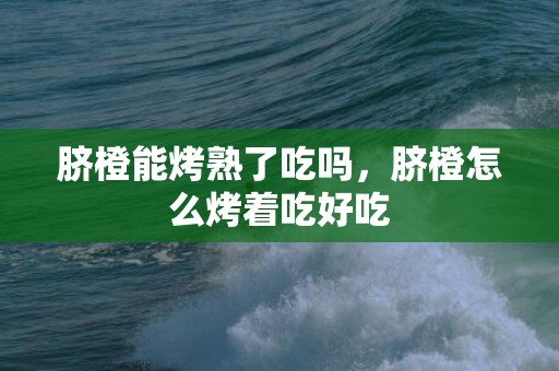 脐橙能烤熟了吃吗，脐橙怎么烤着吃好吃