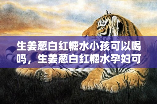 生姜葱白红糖水小孩可以喝吗，生姜葱白红糖水孕妇可以喝吗