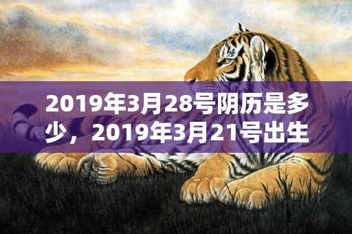 2019年3月28号阴历是多少，2019年3月21号出生的双胞胎男孩起什么名字比较好，五行属什么