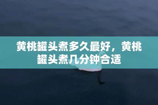 黄桃罐头煮多久最好，黄桃罐头煮几分钟合适