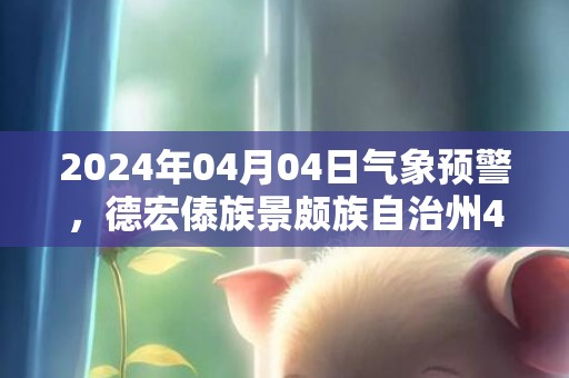 2024年04月04日气象预警，德宏傣族景颇族自治州4月4日晴最高温度32度
