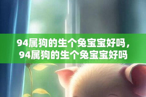 94属狗的生个兔宝宝好吗，94属狗的生个兔宝宝好吗