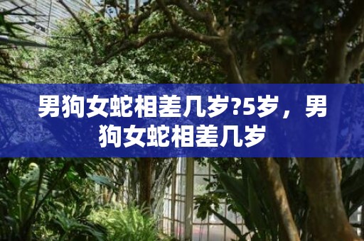 男狗女蛇相差几岁?5岁，男狗女蛇相差几岁