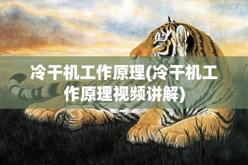 冷干机工作原理(冷干机工作原理视频讲解)