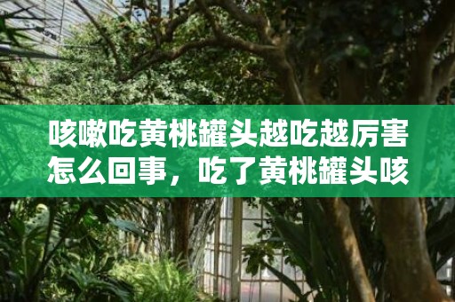 咳嗽吃黄桃罐头越吃越厉害怎么回事，吃了黄桃罐头咳嗽加重怎么办