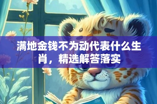 满地金钱不为动代表什么生肖，精选解答落实
