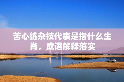 苦心练杂技代表是指什么生肖，成语解释落实