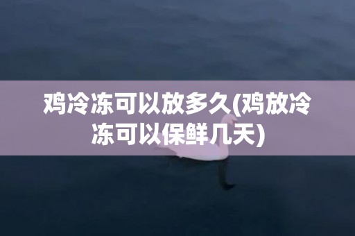 鸡冷冻可以放多久(鸡放冷冻可以保鲜几天)