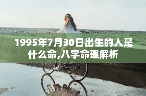 1995年7月30日出生的人是什么命,八字命理解析