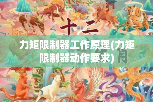 力矩限制器工作原理(力矩限制器动作要求)