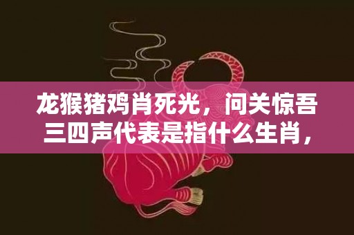 龙猴猪鸡肖死光，问关惊吾三四声代表是指什么生肖，成语解释落实