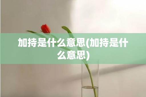 加持是什么意思(加持是什么意思)