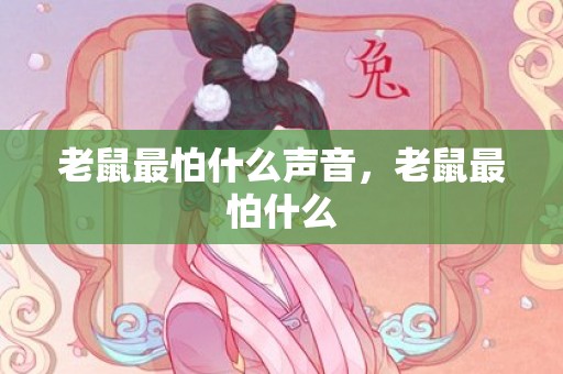 老鼠最怕什么声音，老鼠最怕什么