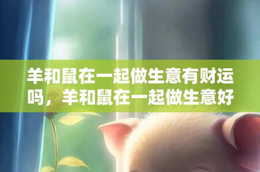 羊和鼠在一起做生意有财运吗，羊和鼠在一起做生意好吗