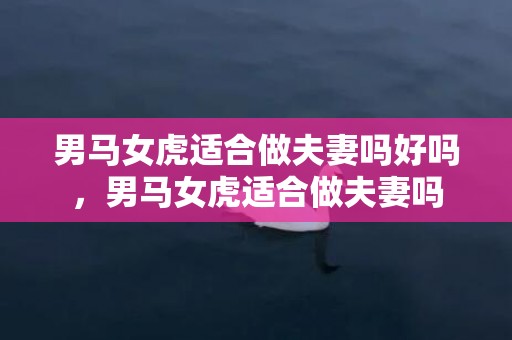 男马女虎适合做夫妻吗好吗，男马女虎适合做夫妻吗