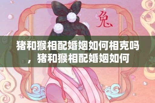 猪和猴相配婚姻如何相克吗，猪和猴相配婚姻如何