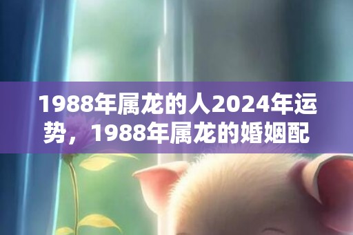 1988年属龙的人2024年运势，1988年属龙的婚姻配对