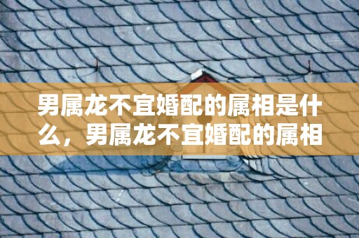 男属龙不宜婚配的属相是什么，男属龙不宜婚配的属相