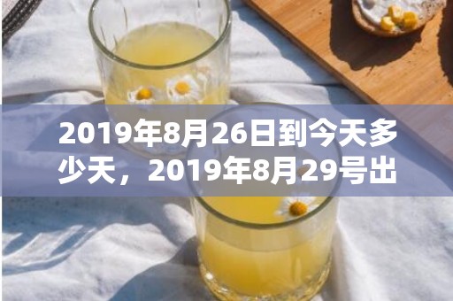 2019年8月26日到今天多少天，2019年8月29号出生的男宝宝五行缺木要如何起名字