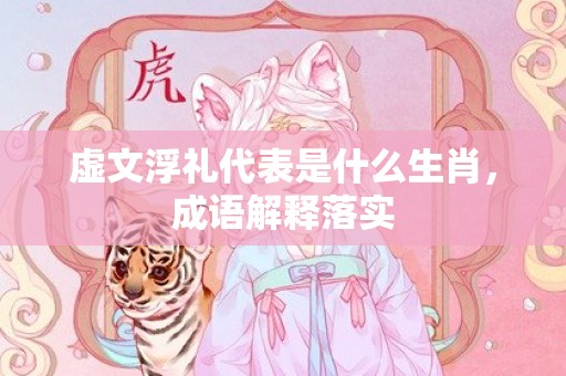 虚文浮礼代表是什么生肖，成语解释落实