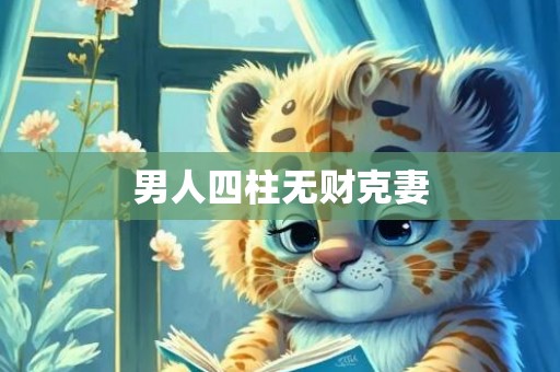 男人四柱无财克妻