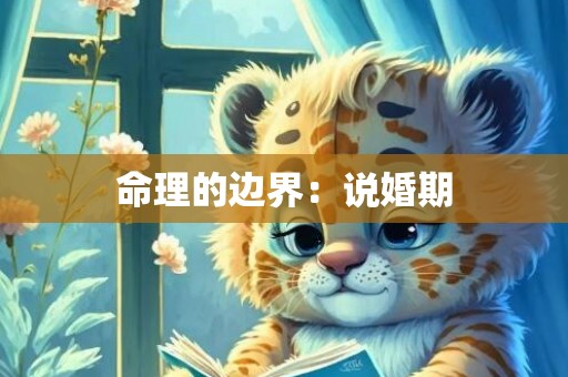 命理的边界：说婚期