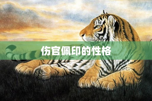 伤官佩印的性格